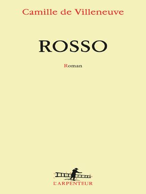 cover image of Rosso